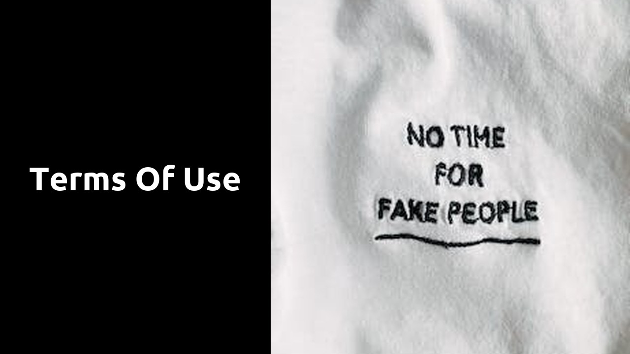 Terms of Use